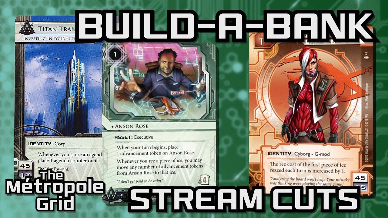 Android: Netrunner // Build-A-Bank Titan vs. Reina Roja - Stream Cuts ...