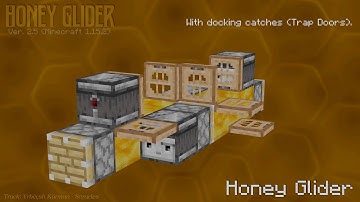 Minecraft Flying Machine - Honey Glider & Autodock [1.15.2]