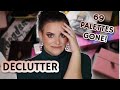 HUGE EYESHADOW PALETTE DECLUTTER | 1/3 of my collection gone