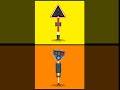 【踏切アニメーション】おもしろカラー踏切 😂 Railroad crossing train track Colorful railroad crossing!!