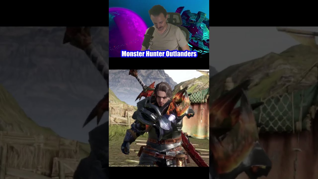 Hunting Great Jagras w/ Rathalos Longsword! | Monster Hunter Outlanders | Beta | Mobile #ad
