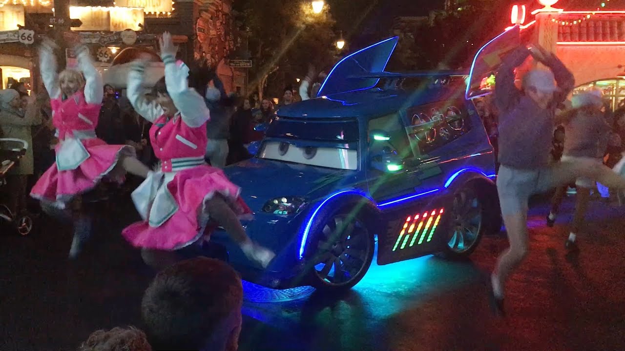 DJ Dance 'n Drive in Cars Land (Final Performance) YouTube