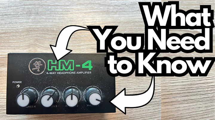 Mackie HM-4 Headphone Amp/Splitter - My Thoughts