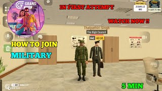 HOW TO JOIN MILITARY 🪖 ||GRAND MOBILE LIFE SIMULATOR ||😮😮||ROLE PLAY screenshot 2