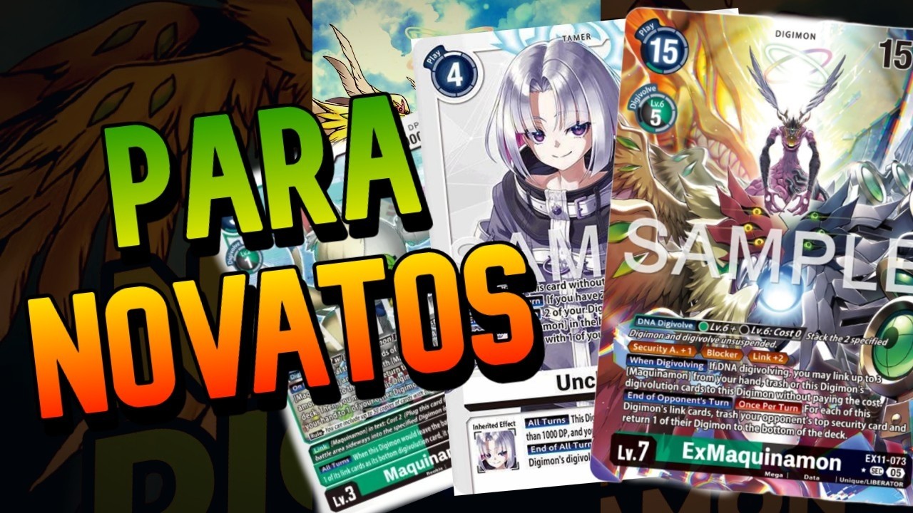 Como Jugar Con el NUEVO DECK ExMaquinamon Rápido y Facil | Digimon Caed ...