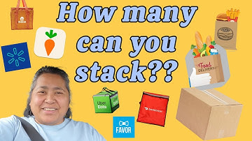 How many can you stack? // Multi-apping with UberEATS, Spark, Favor, Instacart, DoorDash 2024