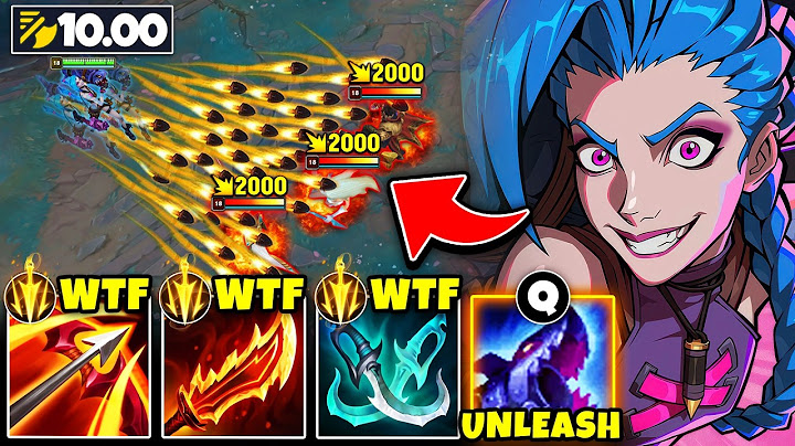 Jinx with 10.00 attack speed is the most ridiculous thing you'll see today...