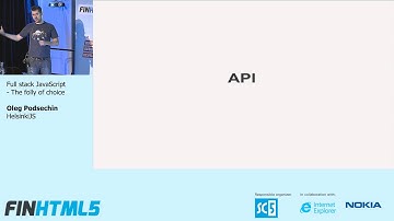 Full stack JavaScript - The folly of choice, Oleg Podsechin, HelsinkiJS (9)