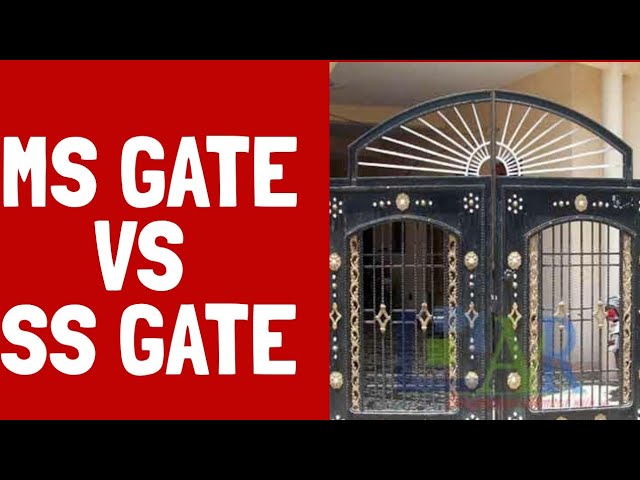 Steel Gate Vs Iron Gate (Ss Vs Ms ) In Hindi - Youtube