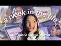 A week in the life of an online college student   study vlog