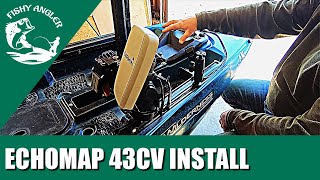 Garmin EchoMap Plus 43cv kayak installation