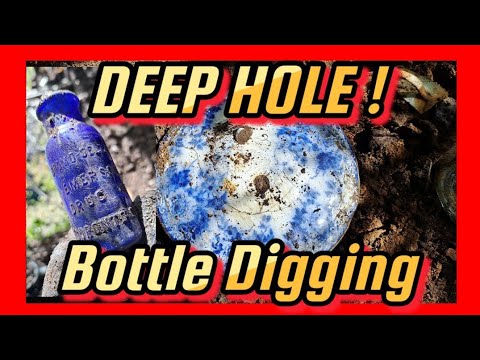 2025 Bottle Digging 100 Year Old Bottles In A Huge Hillside Dump ...