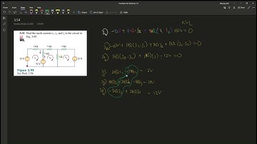 3.54 Find the mesh currents i1, i2, and i3 in the circuit in Fig. 3.99.