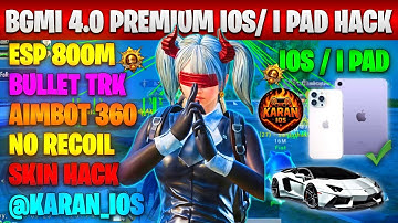 bgmi ios hack 4.0 free |how to hack bgmi ios 4.0 |skin hack bgmi ios | iPad And IPhone ios hack free