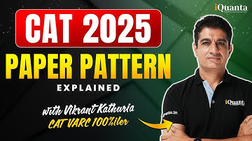 CAT 2025 Exam Pattern Explained | Section-Wise Breakdown + Strategy