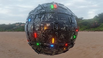 4K reupload: Procedurally generated sci-fi drone rendered with EEVEE