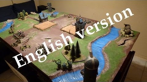 Let´s Craft #25 - modular gaming table with rivers for Warhammer and other tabletops