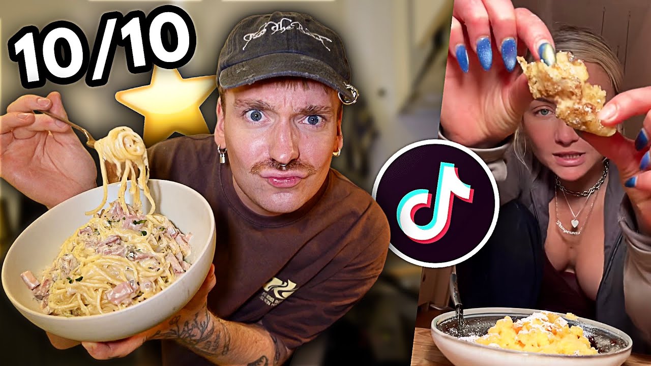 Ich teste nur 10/10 ⭐️ TikTok Rezepte! (Vegan!!)