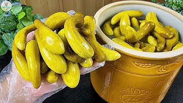 Cách làm DƯA LEO MUỐI CHUA lên men tự nhiên vàng, giòn không bị nhớt | Bếp Của Vợ