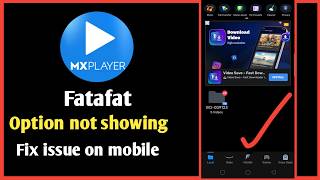Fatafat feature not showing in MX Player app screenshot 3