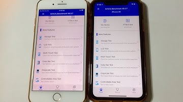 iPhone Xr vs iPhone 8 Plus (iOS 14.3) - Antutu Benchmark Test