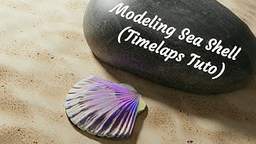 Modeling Shell or Shellfish in Blender (Time-lapse)