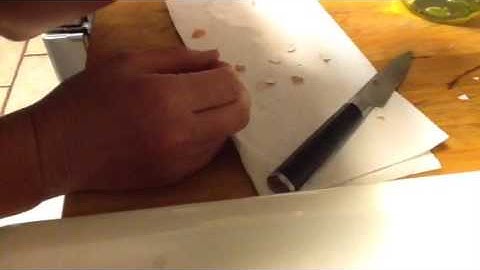 Blowing a hard boiled egg out of its shell