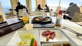 【船上で楽しむひとりBBQ】半個室カプセルホテルで過ごす20時間の船旅｜東京九州フェリー