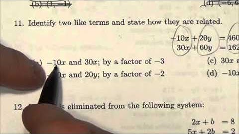 Math 10C Systems Review MC#11