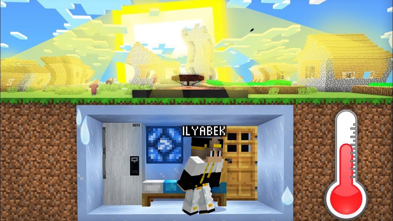 😓QISHLOQDA ANOMAL ISSIQ !!! | MINECRAFT UZBEK TILIDA