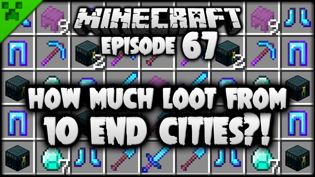 How Much LOOT From 10 END CITIES?! Python's World (Minecraft Survival Let's Play) Episode 67