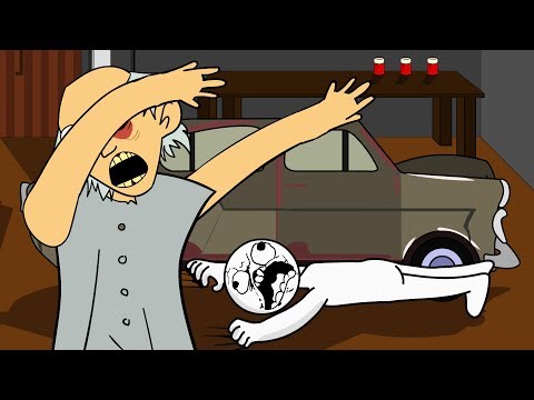 granny-the-horror-game-animation-#19-:-poor-player-funny-moments-with-the-scary-granny