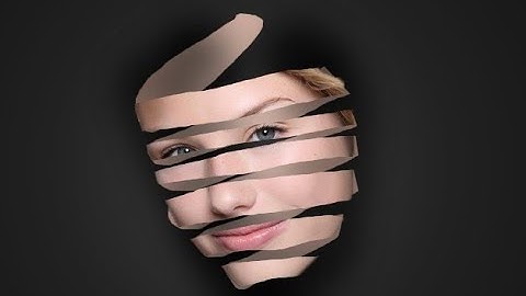 how to create Face Peel Effect  in Photoshop