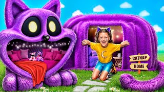 Catnap için Küçük Bir Ev İnşa Ediyoruz! Poppy Playtime 3 Beni Evlat Edindiyse!