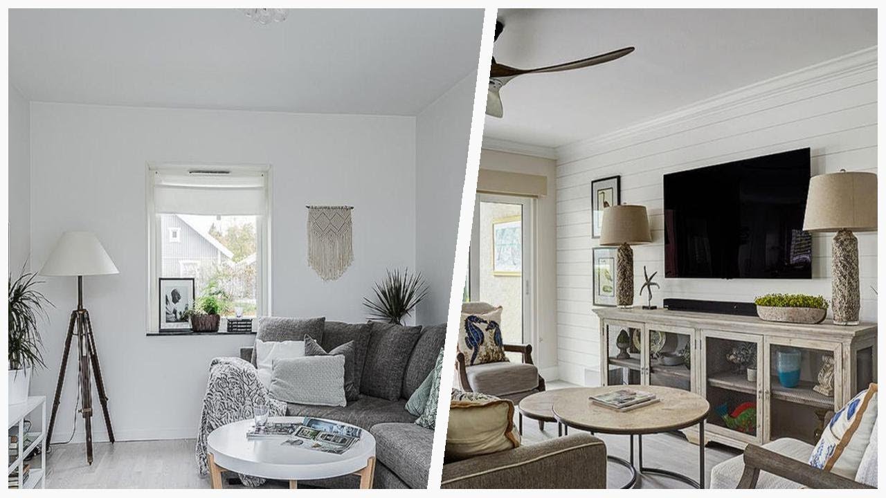 75 Small Gray Floor Family Room Design Ideas You'll Love ✅