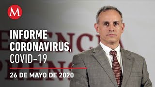 Informe diario por coronavirus en México, 26 de mayo de 2020