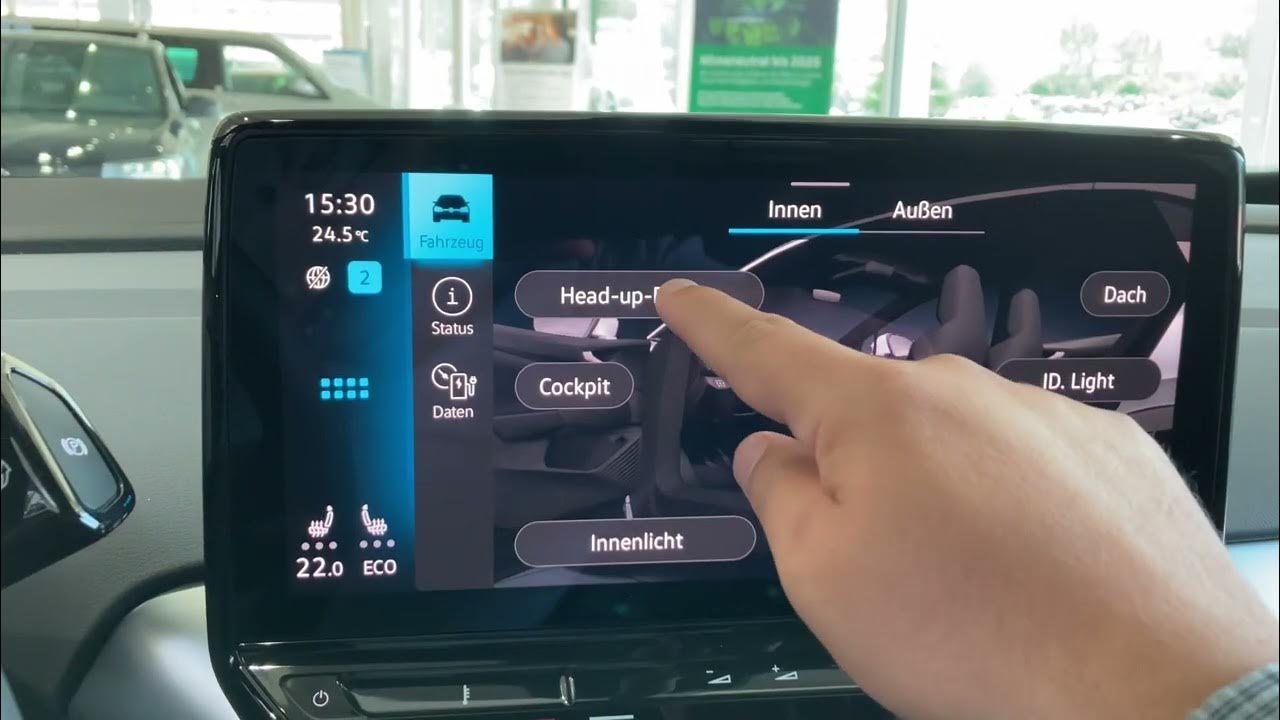 ID.3 / ID.4 / ID.5 Head Up Display einstellen - YouTube