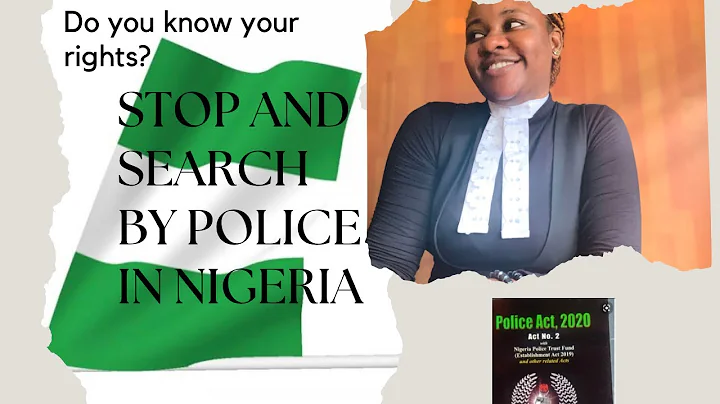 5 things to know about stop  and search by the police in Nigeria 🇳🇬/know  your rights