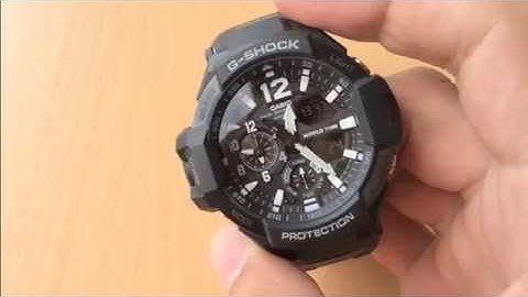 CASIO GA-1100-1AER G-SHOCK HAND MOVING FUNCTION