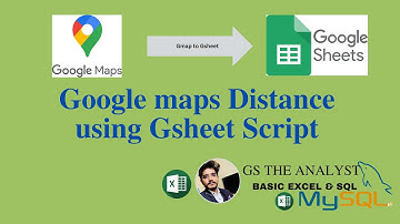 Calculate bulk distances using Gsheet script. Googlemap Distance / Google sheets scripts.