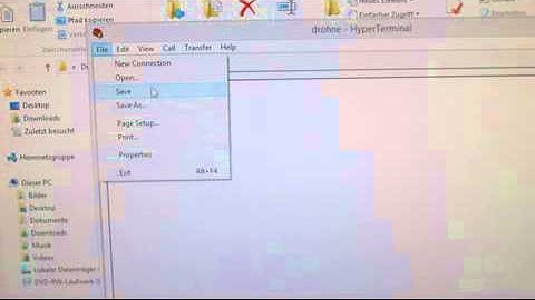 Test with hyperterminal