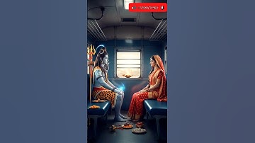 💥 Bholenath mata ke sath train me ja rahe the tabhi🥺 #shorts #trending #viral #ytshorts #mahadev