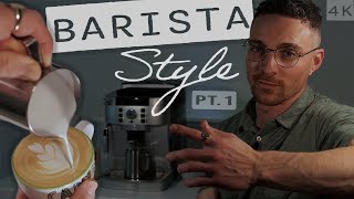 How to Steam Milk with DeLonghi Magnifica S - Part 1
