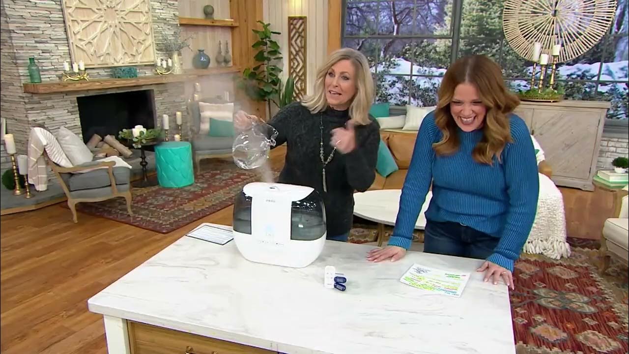 HoMedics 2G Top Fill Ultrasonic UVC Humidifier with Remote on QVC YouTube