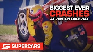 Biggest ever crashes at Winton Raceway - Pizza Hut Winton SuperSprint | Supercars 2022