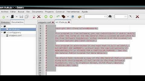 Auto-completado Geany