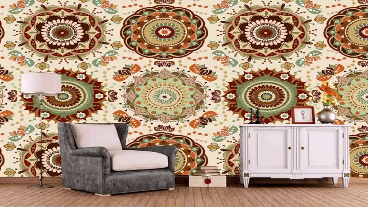 Home Wallpaper Designs For Living Room In India - YouTube