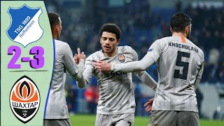 Hoffenheim vs Shakhtar Donetsk (2-3) | Injury Time Winner |  UCL 2018/2019 | (English Commentary)