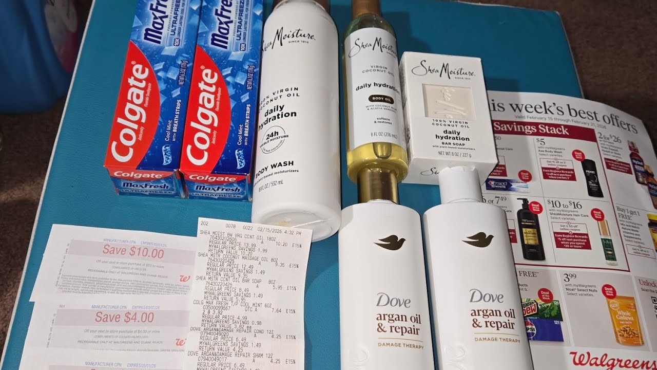 🔥WALGREENS LAS MEJORES OFERTAS DEL 15 AL  21 DE FEBRERO 2026 MI COMPRA GRATIS MÁS GANANCIA 💥 