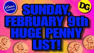 😎VISUALS!!! DOLLAR GENERAL HUGE PENNY LIST STARTS SUNDAY, FEBRUARY 9TH!